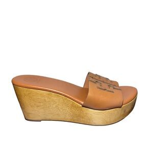 Tan Wedge SandalsTory Burch size 8.5 M
